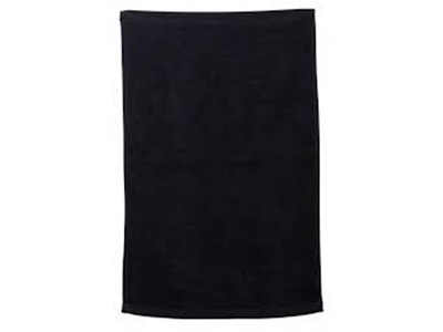 Bob Tuo håndklæde sort 28 x 45 cm. 12 stk.  #